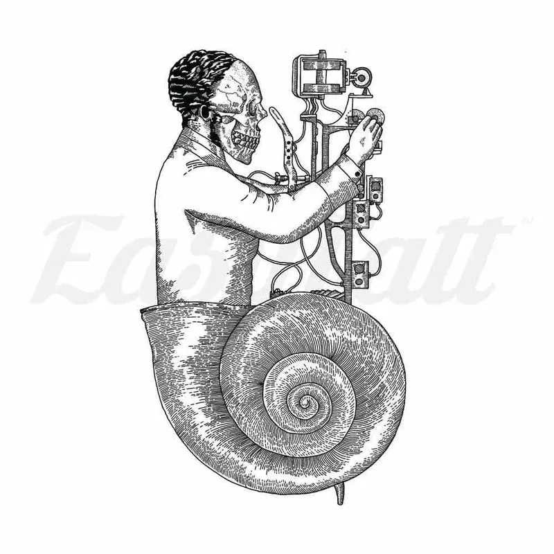 snail-scientist-temporary-tattoo Snail Scientist – Temporary Tattoo