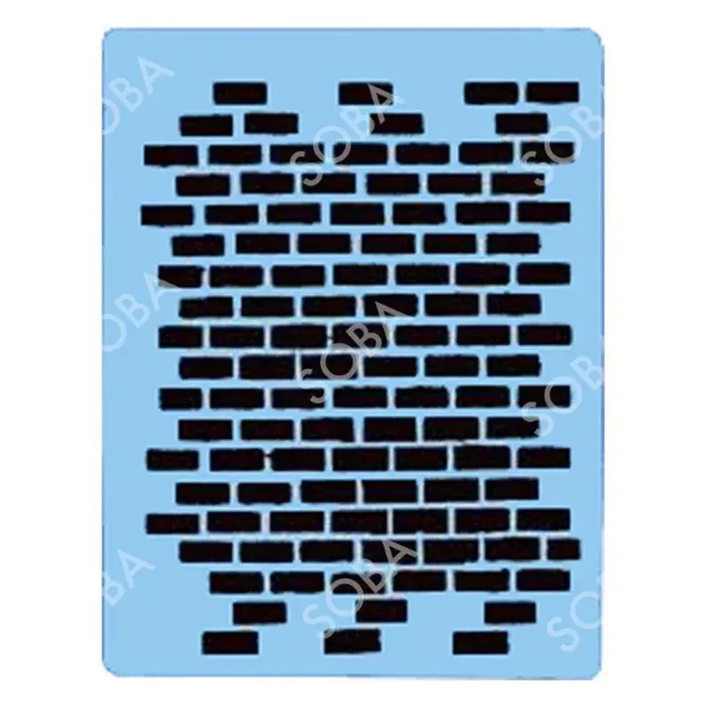 soba-quick-ez-face-painting-stencil-bricks SOBA Quick EZ Face Painting Stencil – Bricks
