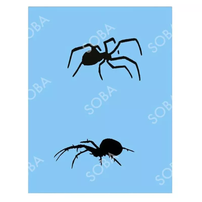 soba-quick-ez-face-painting-stencil-crawling-spiders SOBA Quick EZ Face Painting Stencil – Crawling Spiders