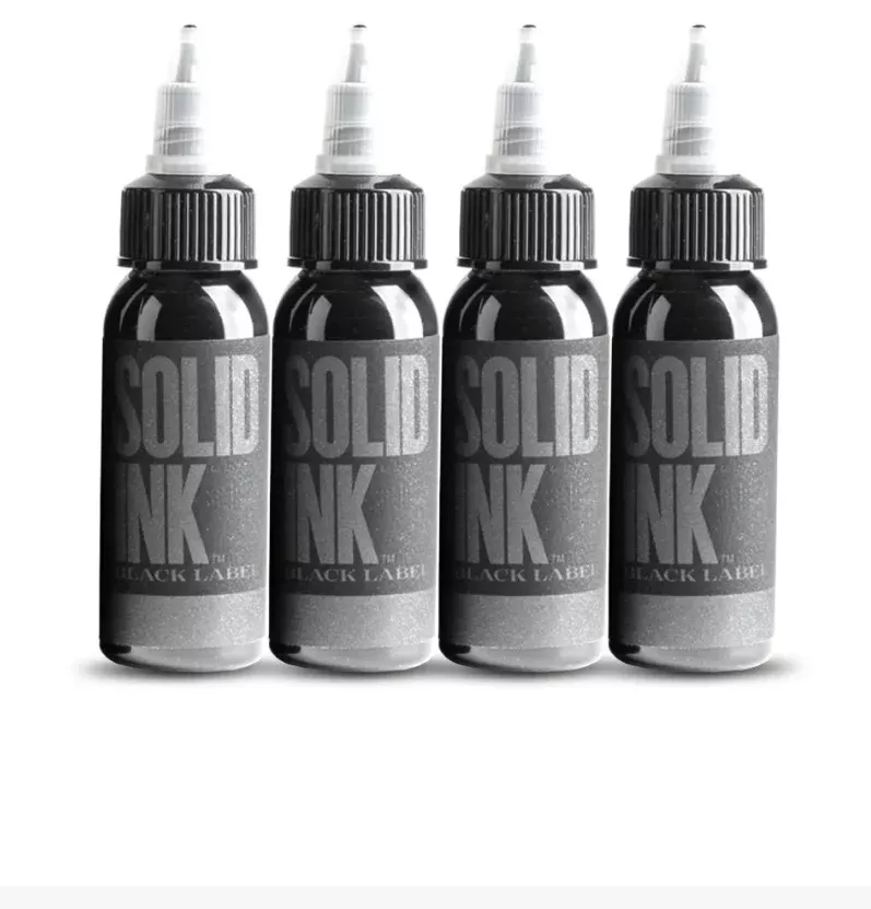 solid-ink-black-label-4-bottle-grey-wash-set-1oz SOLID INK - Black Label 4 Bottle Grey Wash Set 1oz