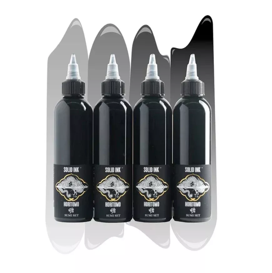 Solid Ink - Horitomo 4 Bottle Sumi Set