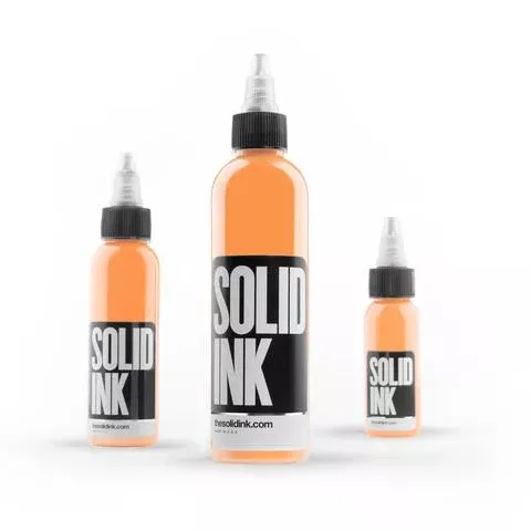 solid-ink-peach-orange-tattoo-ink Solid Ink - Peach Orange Tattoo Ink