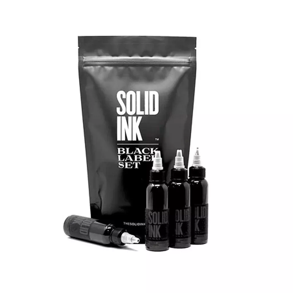 Solid Ink - Pre-Packaged Black Label - Grey Wash Set (4ct.)