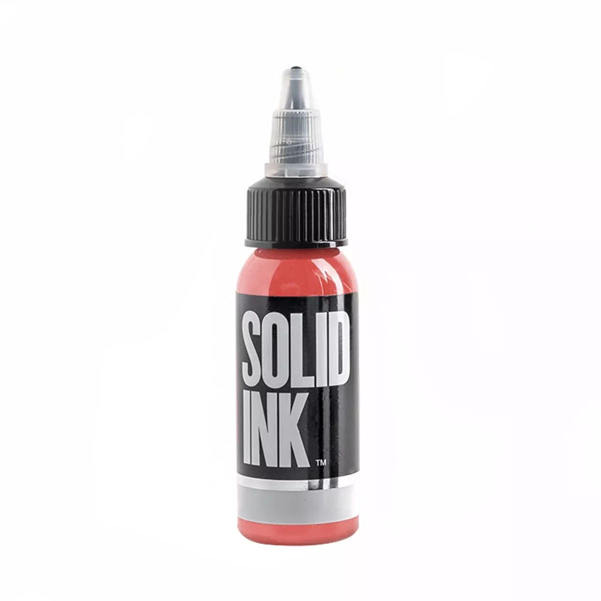 Solid Ink Rose 1oz Tattoo Ink (SI-09-1OZ) — Warm Rose Pink with a Hint of Red for Soft Romance Tones