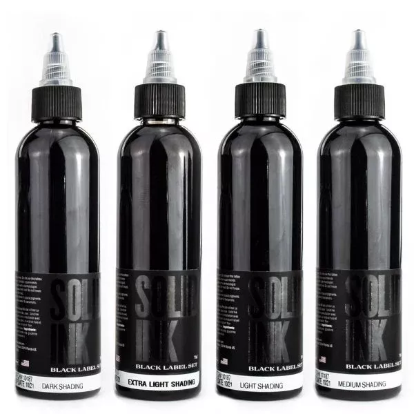 solid-ink-solid-ink-black-label-grey-wash-set-available-in-1oz-2oz-or-4oz Solid Ink - Solid Ink BLACK LABEL Grey Wash Set | Available in 1oz, 2oz or 4oz