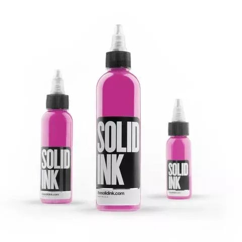 Solid Ink Vegan Fuchsia Tattoo Ink