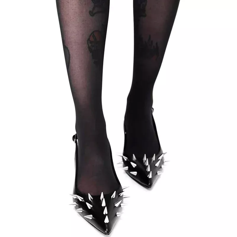 spiked-sling-back-kitten-heels Spiked Sling Back | KITTEN HEELS