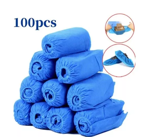 standard-size-blue-shoe-covers-bag-100 Standard Size Blue Shoe Covers- Bag of 100