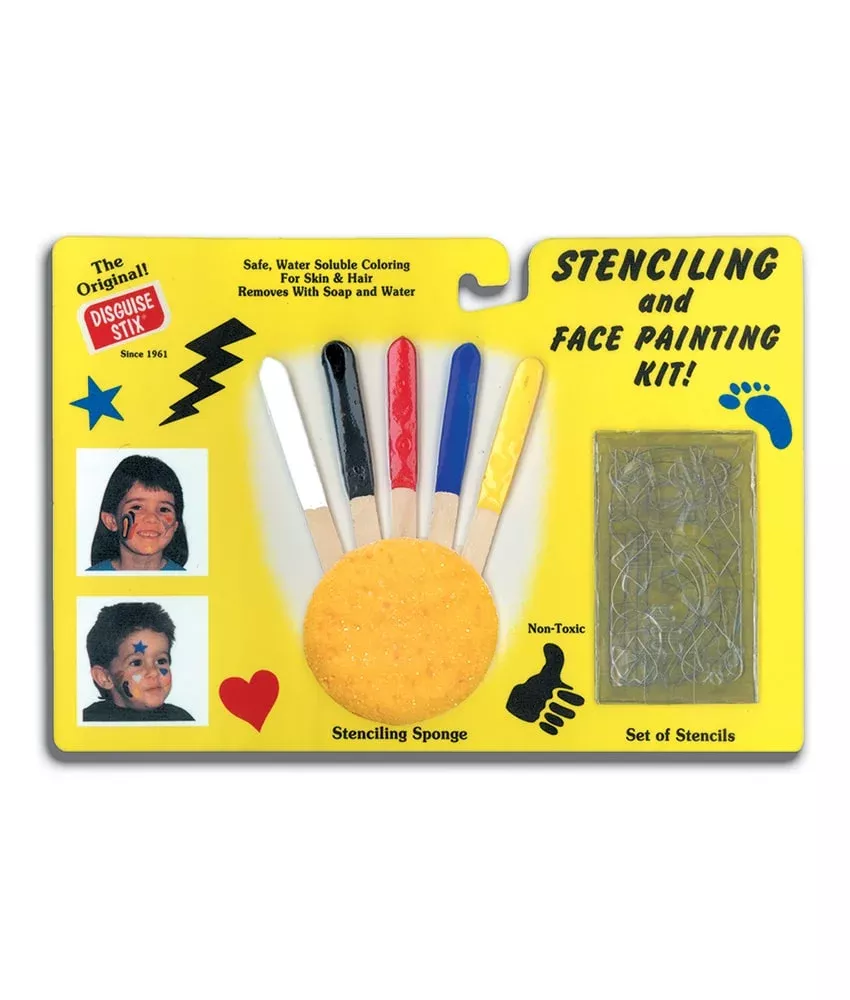 stencil-face-painting-kit Stencil and Face Painting Kit