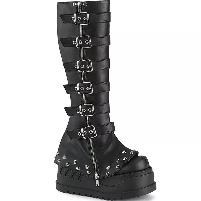 STOMP-223 [Black] | PLATFORM BOOTS [PREORDER]