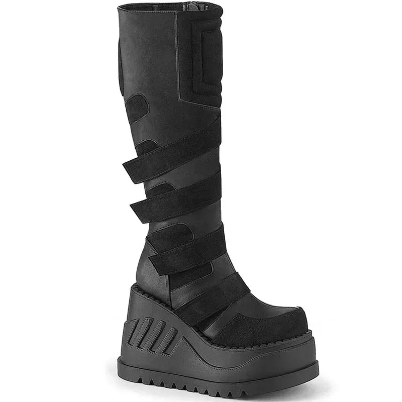 STOMP-228 [Black] | PLATFORM BOOTS [PREORDER]
