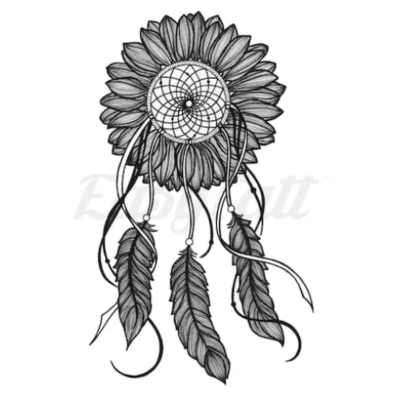 sunflower-dreaming-temporary-tattoo Sunflower Dreaming – Temporary Tattoo