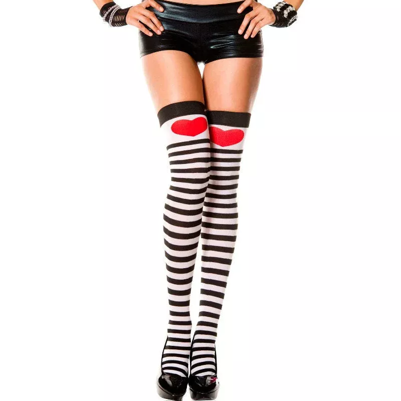 sweetheart-striped-thigh-highs Sweetheart Striped | THIGH HIGHS