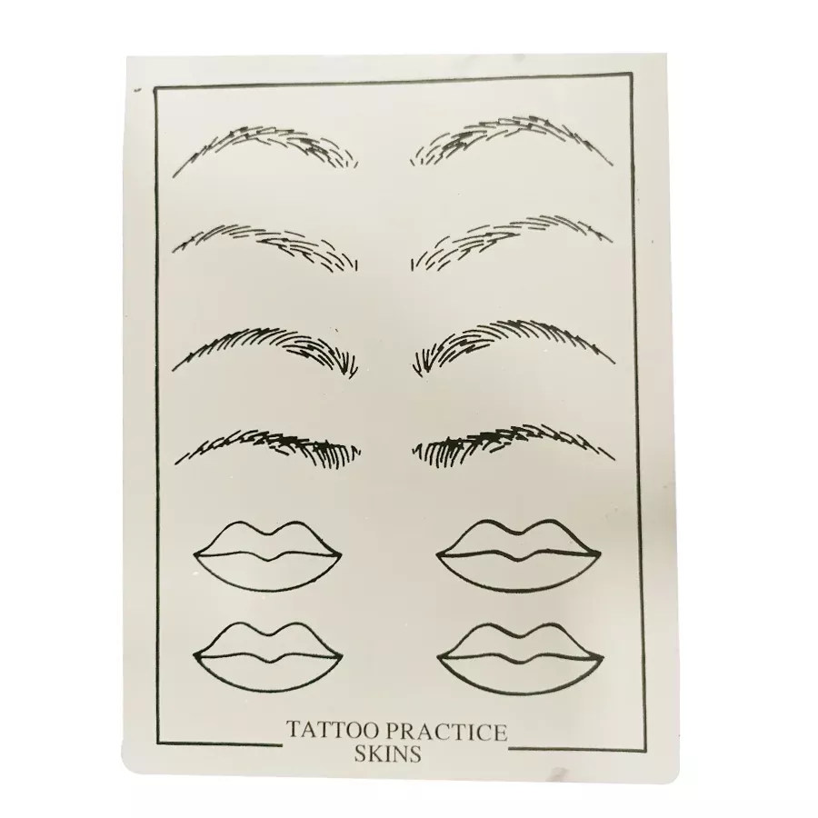 tattoo-gizmo-eyebrows-lips-tattoo-practice-skin Tattoo Gizmo Eyebrows & Lips Tattoo Practice Skin