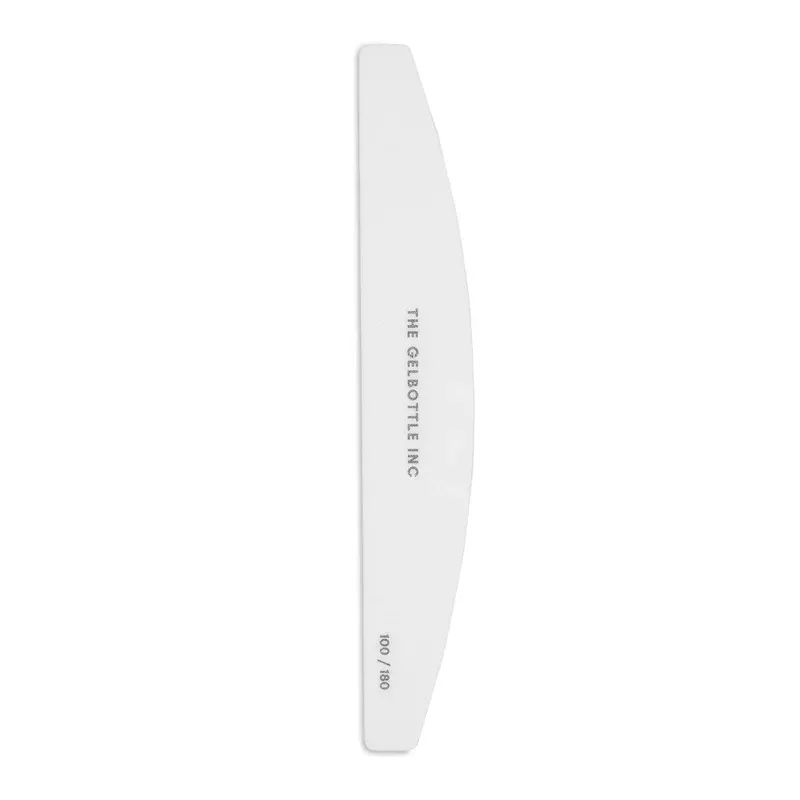 TGB 100/180 White Half Moon Nail Buffer | 5 Pack
