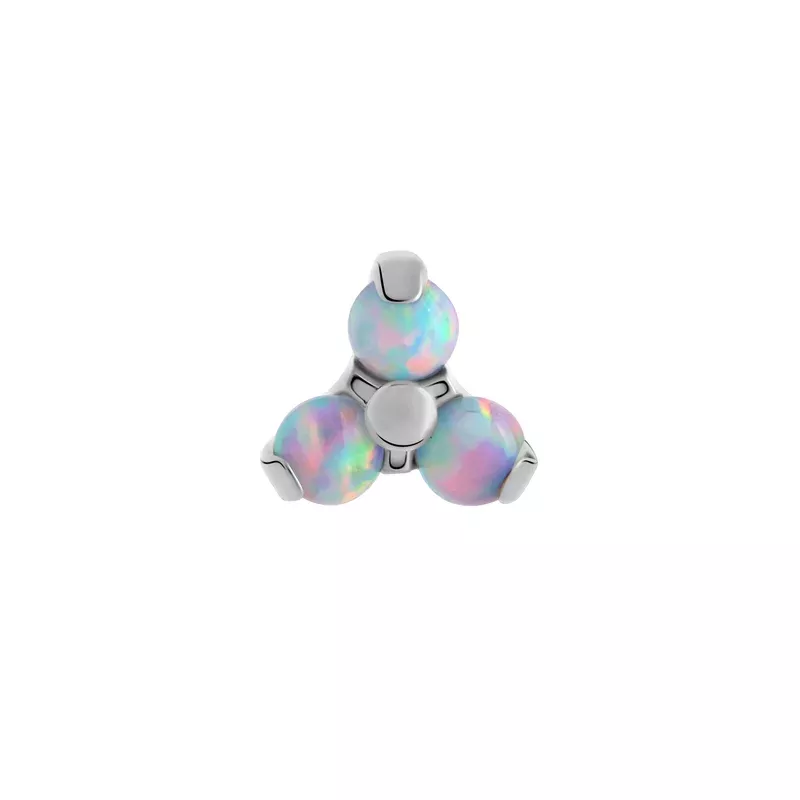 tilum-18g-16g-internally-threaded-titanium-opal-trinity-top-small-price-per-1 Tilum 18g-16g Internally Threaded Titanium Opal Trinity Top – Small – Price Per 1