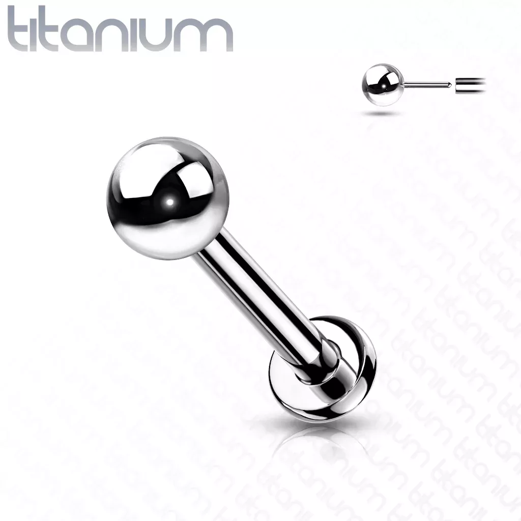 Titanium Threadless Push In Labret