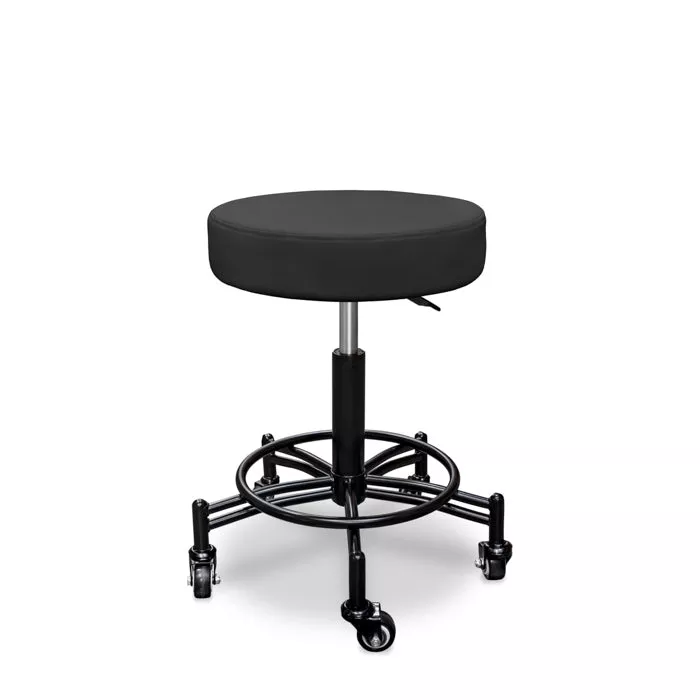 ultra-durable-pneumatic-swivel-stool-with-2-rolling-casters Ultra-Durable Pneumatic Swivel Stool with 2" Rolling Casters