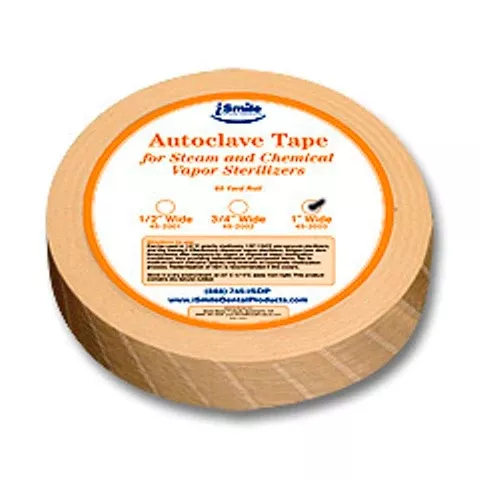 unipack-steam-indicator-tape-3-4-beige-60-yds-roll UNIpack Steam Indicator Tape 3/4", Beige, 60 yds/roll.