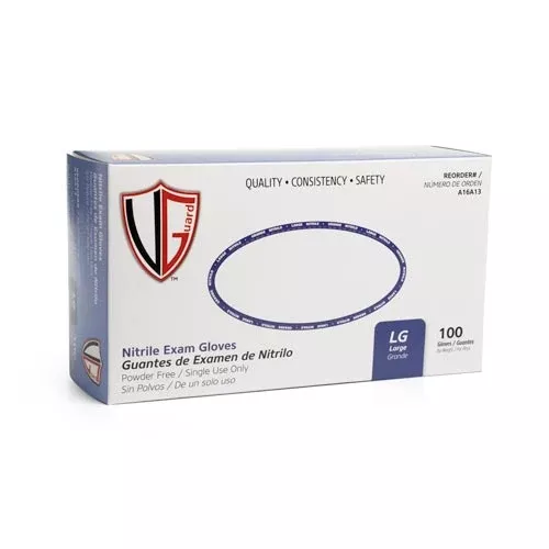 vanguard-blue-disposable-nitrile-gloves-box-100 Vanguard Blue Disposable Nitrile Gloves — Box of 100