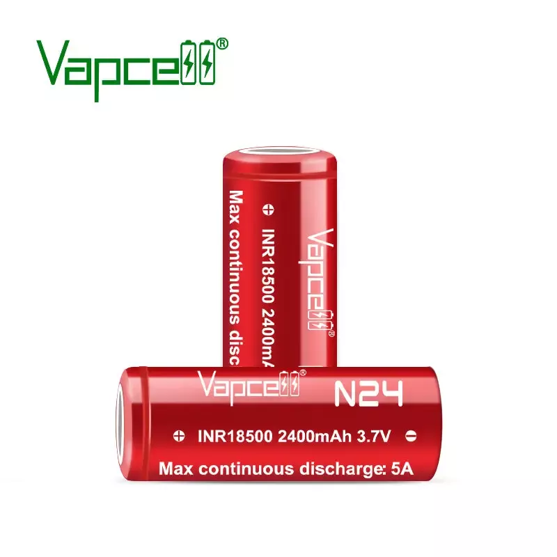 vapcell-battery-n24-18500-2400mah-5a-2pcs VAPCELL - Battery N24 18500 - 2400mah 5A - 2pcs