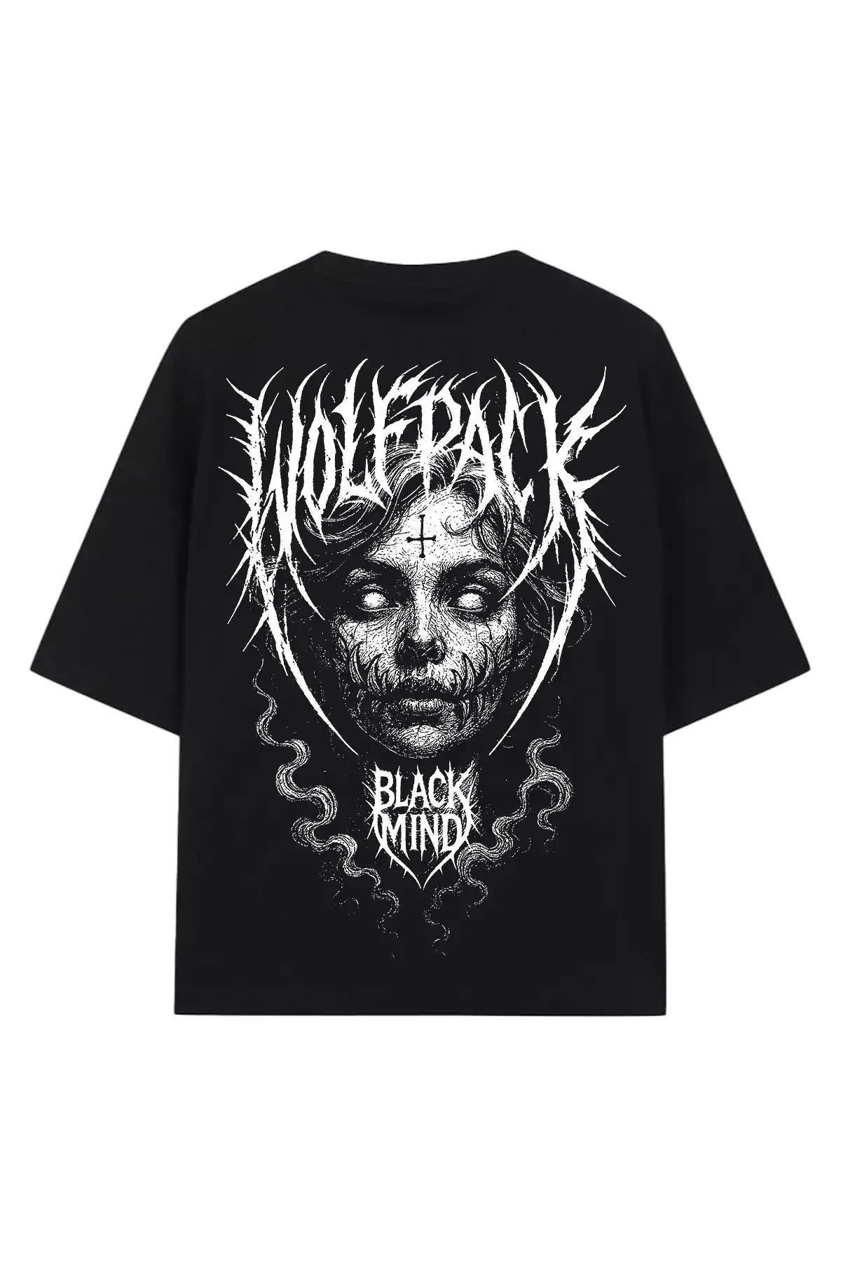 wolfpack-black-ritual-oversized-tee-unisex WOLFPACK - BLACK RITUAL Oversized Tee UNISEX