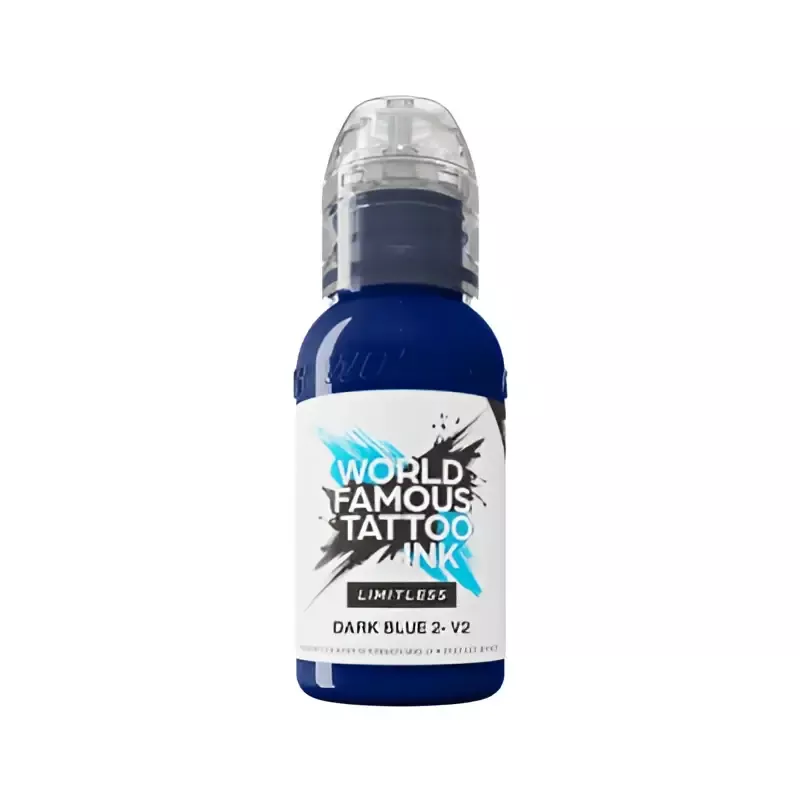 world-famous-limitless-tattoo-ink-dark-blue-2-v2-30ml WORLD FAMOUS Limitless Tattoo Ink - Dark Blue 2 v2 - 30ml