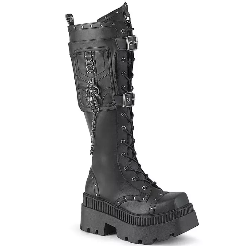 Wrath-205 [Black] | PLATFORM BOOTS [PREORDER]