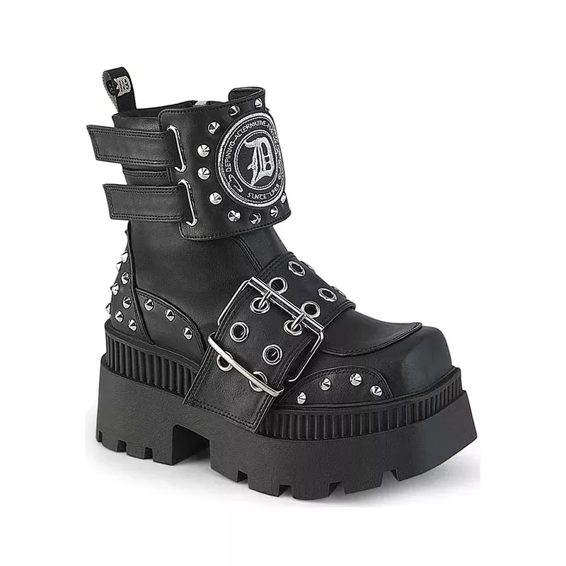 WRATH-58 [Black] | PLATFORM BOOTS [PREORDER]