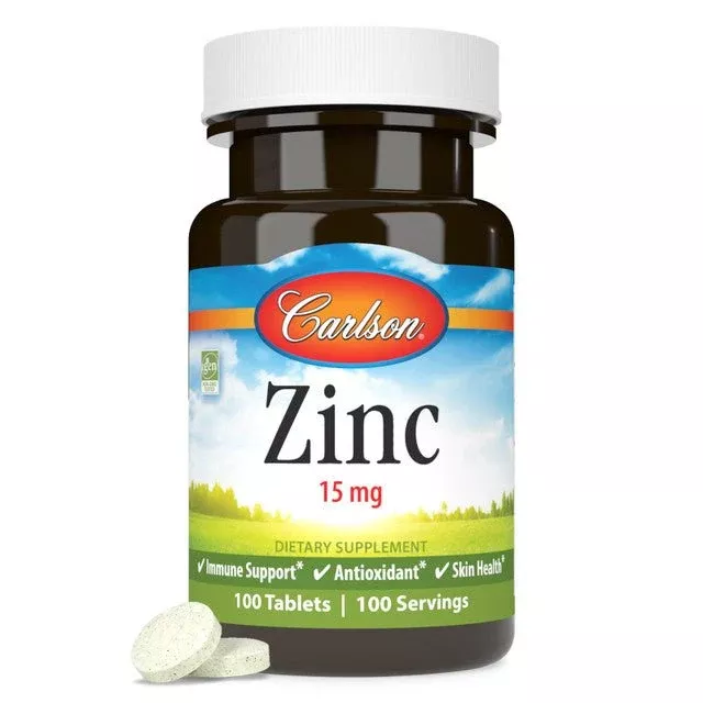 zinc-15mg-by-carlson Zinc 15mg by Carlson