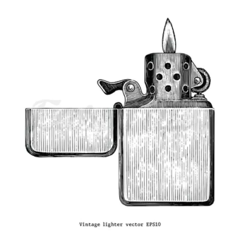 zippo-lighter-temporary-tattoo Zippo Lighter – Temporary Tattoo