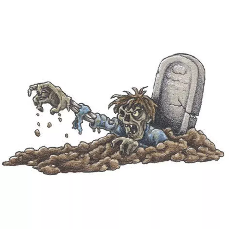 zombie-in-grave-tattoo Zombie In The Grave Tattoo